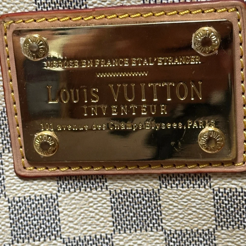 Stylish Damier Asur Checkered Shoulder Bag - Picture 8 of 16